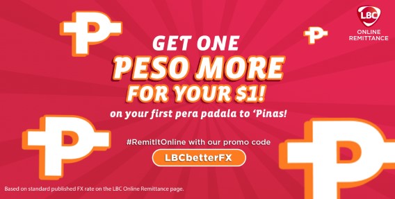 Get one peso more for your $1!